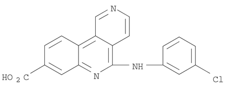 1009820-21-6,5-[(3-chlorophenyl)amino]-Benzo[c]-2,6-naphthyridine-8-carboxylic  acid,CX 4945;5-[(3-Chlorophenyl)amino]benzo[c]-2,6-naphthyridine-8-carboxylic acid;